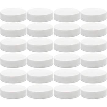Cornucopia Brands- Regular Mouth Plastic Mason Jar Lids, Unlined 24pk