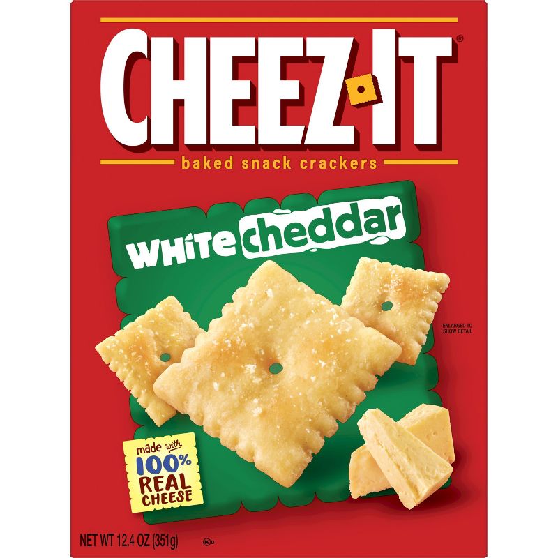 Cheez-It White Cheddar Baked Snack Crackers - 12.4oz, 6 of 9