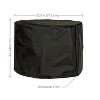Sunnydaze 420D Oxford Cloth Fire Pit Cover - 22.5" Diameter x 16" H - Black - 2 of 4