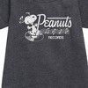 - Peanuts - Dancing Snoopy Graphic Short Sleeve Fleece Dress - 2 of 4