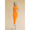 Slickblue Women's Ribbed Sleeveless Maxi Dress, Open Back Detail, Bodycon Stretch Fit, 4 Color Options, Size S-L - 2 of 4