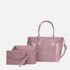 MKF Collection Shonda 3PC Tote with Cosmetic Pouch & Wristlet by Mia K - 2 of 4