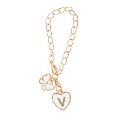 Unique Bargains Butterfly Heart Cup Chain Charm Water Cup Pendant 1 Pc