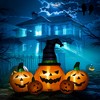 Outsunny 4ft Inflatable Halloween Pumpkin, Halloween Decoration with LED Lights for Garden Indoor Outdoor - 3 of 4