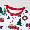 PATPAT Family Matching Christmas Pajamas For Family Tree Car Print Xmas Top Tee and Bottom Sets For Men M Turquoise - 3 of 4