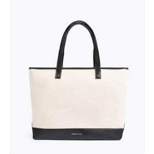 Modern Picnic - THE TOTE - BLACK CANVAS - 1 of 4