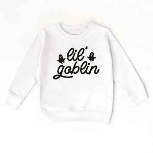 Lil' Goblin Ghosts - Toddler Graphic Sweatshirt and Youth Graphic Sweatshirt - 1 of 3