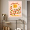 Art Remedy Sun Peaches Bees Never Stop Retro Summer Drinks Art Prints Framed - 2 of 4