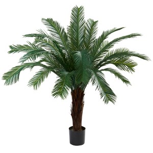 Nearly Natural 5-ft Cycas Tree UV Resistant (Indoor/Outdoor) - 1 of 4