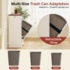 Skyzoo Tilt Out Trash Can Cabinet with Ozone Deodorizing for Kitchen,  10 Gal Free Standing Hideaway Trash Holder, White - 4 of 4