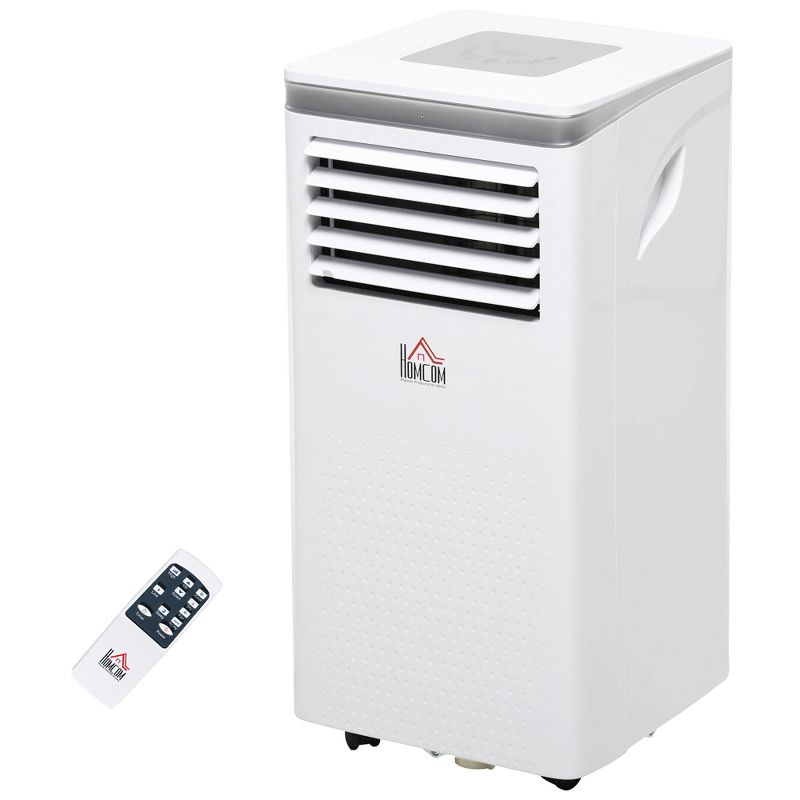 HOMCOM Mobile Portable Air Conditioner for Home Office Cooling, Dehumidifier, and Ventilating with Remote Control, 4 of 7