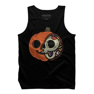 Men's Design By Humans Halloween Anatomy By ppmid Tank Top - 1 of 2