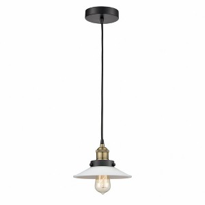 Halophane - 1 Light Mini Pendant In Industrial Style-5.75 Inches Tall and 9 Inches Wide - 1 of 1