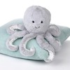 Lambs & Ivy Ocean Blue Plush Gray Octopus Stuffed Animal Toy - Inky ...