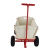 Racxily Wooden carriage + four-wheel design, Load-bearing capacity: 260LBS,Children's outdoor stroller, bringing joy to childhood outdoors - 4 of 4