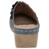 GC Shoes Krista Perforated Flower Slide Wedge Mule - 3 of 4