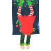 18.0 Inch Elf Kicking Garden Flag Christmas Sound Activated Garden Flags - image 2 of 2