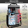 OPUX 2 Bottle Wine Carrier Tote, Insulated Leakproof Cooler Bag, Portable Case Travel Picnic BYOB Beach Christmas Gift - 2 of 4