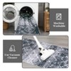 Washable Modern Abstract Rug Non Slip Low Pile Rug Soft Contemporary Throw Floor Cover Foldable Indoor Carpet for Living Room Bedroom,Grey/8'x10' - 4 of 4