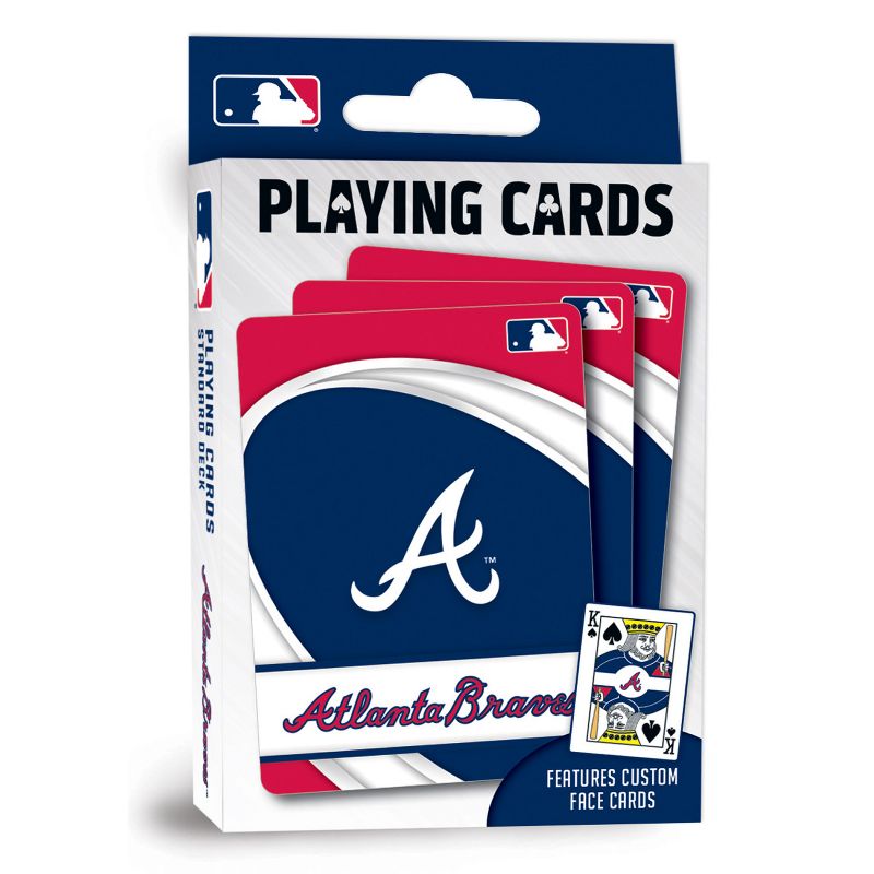 MasterPieces Officially Licensed MLB Atlanta Braves Playing Cards - 54 Card Deck for Adults, 2 of 6