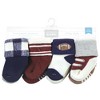 Hudson Baby Infant Boy Cotton Rich Newborn and Terry Socks, Football - 2 of 4