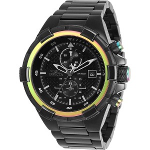 Invicta 28131 Men's Aviator Black Dial Steel Bracelet Chrono Watch - 1 of 2