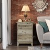Karl Home 3-Drawer Gray Particle Board 17.72in. W Nightstands - 3 of 4