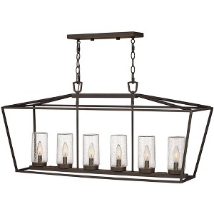 Hinkley Alford Place 40" Wide Bronze 6-Light LED Island Chandelier - 1 of 1