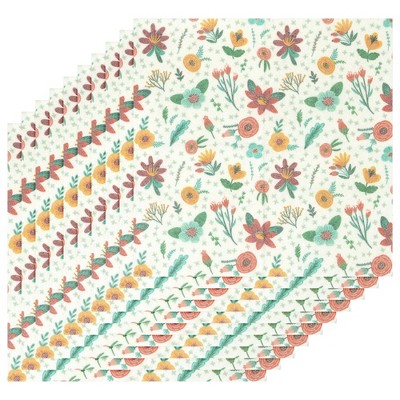 Unique Bargains Cute Pattern Microfiber Multipurpose Reusable Absorbent Kitchen Towels 14" x 14"