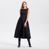 Women's Cap Sleeve Gathered Waist Midi A-Line Dress - A New Day™ - 3 of 3