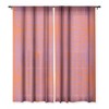 SunshineCanteen LISBOA orange Single Panel Sheer Window Curtain - Society 6 - 3 of 4