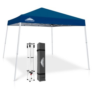 EAGLE PEAK Slant Leg Pop-up Canopy Tent Easy One Person Setup Instant Outdoor Beach Canopy Folding Portable Sports Shelter - 1 of 4