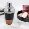 Sol Living Stainless Steel Deluxe Cocktail Shaker Bottle for Bartenders with Strainer - 2 of 4