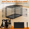 Yaheetech Metal Dog Crate for Small to Medium-Sized Dogs, Black - 3 of 4