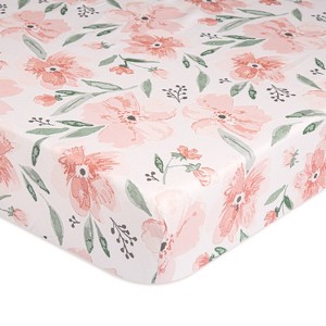 Crane Baby Cotton Sateen Fitted Crib Sheet - 1 of 4