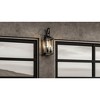Urban Ambiance Luxury Transitional Outdoor Wall Sconce 30.625''H x 9.5''W,  Midnight Black Finish,  Calderdale Collection, UHP1404 - 2 of 4