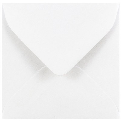 JAM Paper 3.125 x 3.125 Mini Square Envelopes White 201229