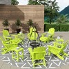 WestinTrends Malibu HDPE Outdoor Patio Folding Poly Adirondack Chair (12-Piece Set) - 2 of 4