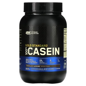 Optimum Nutrition Gold Standard® 100% Casein, Chocolate Supreme, 1.87 lb (850 g) - 1 of 2
