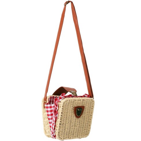 White hotsell basket purse