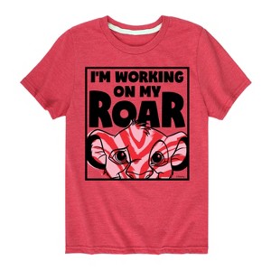 Boys' - Disney - I'm Working on my Roar Short Sleeve Graphic T-Shirt - 1 of 4