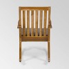 Montrose Acacia Wood Patio Rocking Chair Teak: Weather-Resistant, Cushioned, Christopher Knight Home - 3 of 4