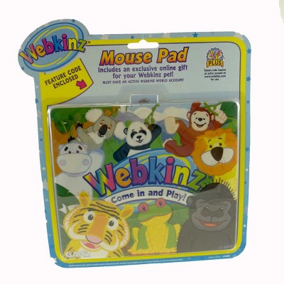 Plush 7.75 In Mouse Pad Webkinz Panda Tiger Hippo Koala Plush Figurines