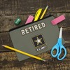 U.S. Army Retired Logo Makeup Cosmetic Bag Organizer Pouch - 2 of 4