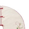 C&F Home Cardinal Cane Embroidered Christmas Tree Skirt - 3 of 4