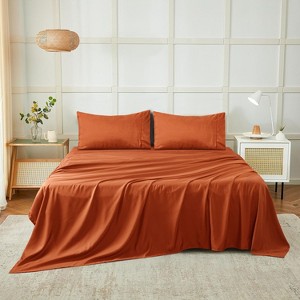 4 Piece Sheet Set Ultra Soft, Easy Care Hotel Collection Sheet 16 Inches Deep Pocket Sheets - Cotton Passion - 1 of 4