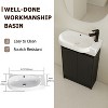 Vynxaria 23" Freestanding Bathroom Vanity with Sink, Soft Close Doors - 3 of 4
