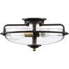 Quoizel Lighting Griffin 3 - Light Flush Mount in  Palladian Bronze - 2 of 4