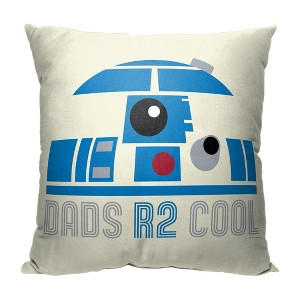 Disney Star Wars Classic R2 Cool Throw Pillow 18x18 Inches - 1 of 2