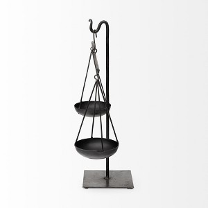 HomeRoots 13" Libra Black Vintage Decorative Scale - 1 of 4